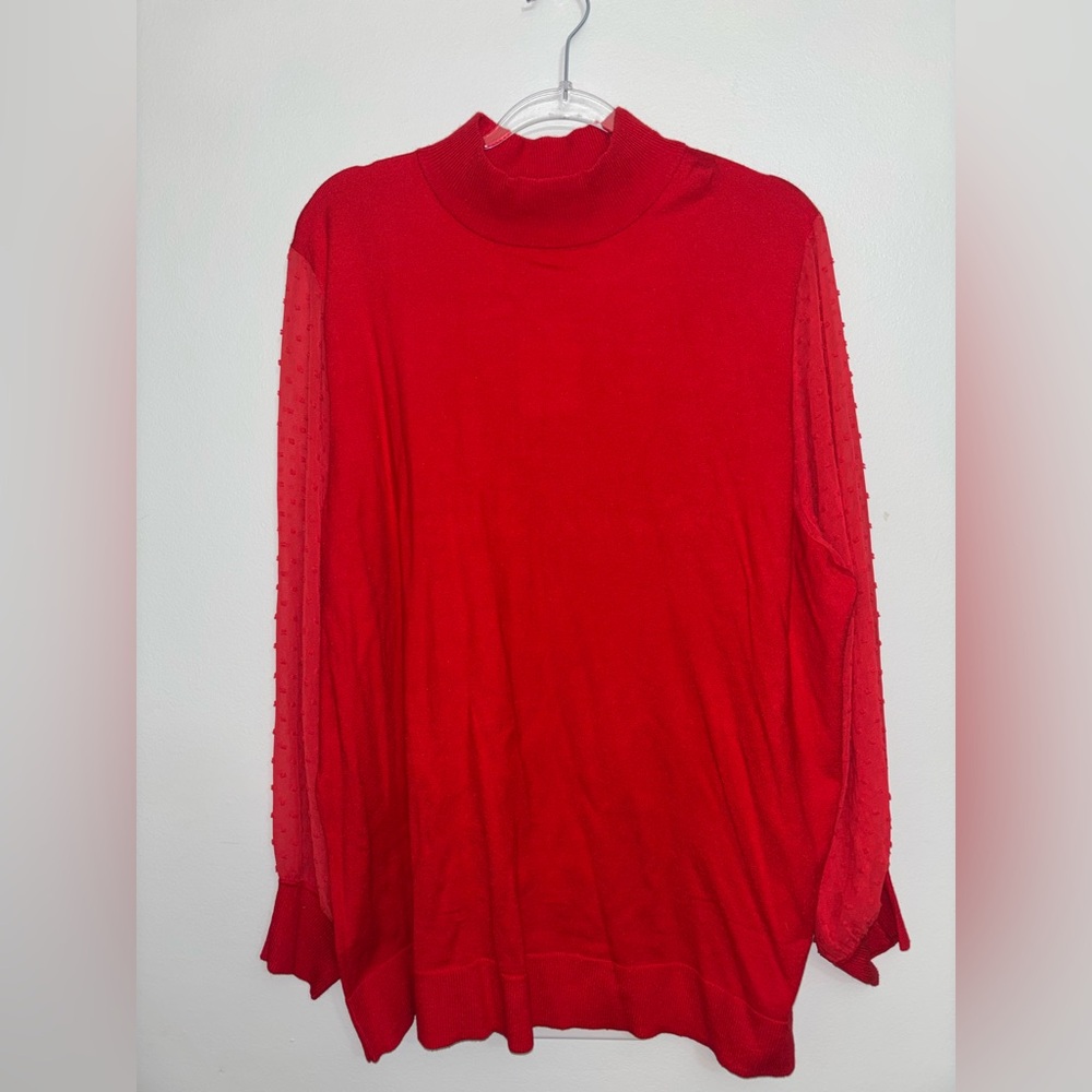 Jessica London Scarlet Sweater